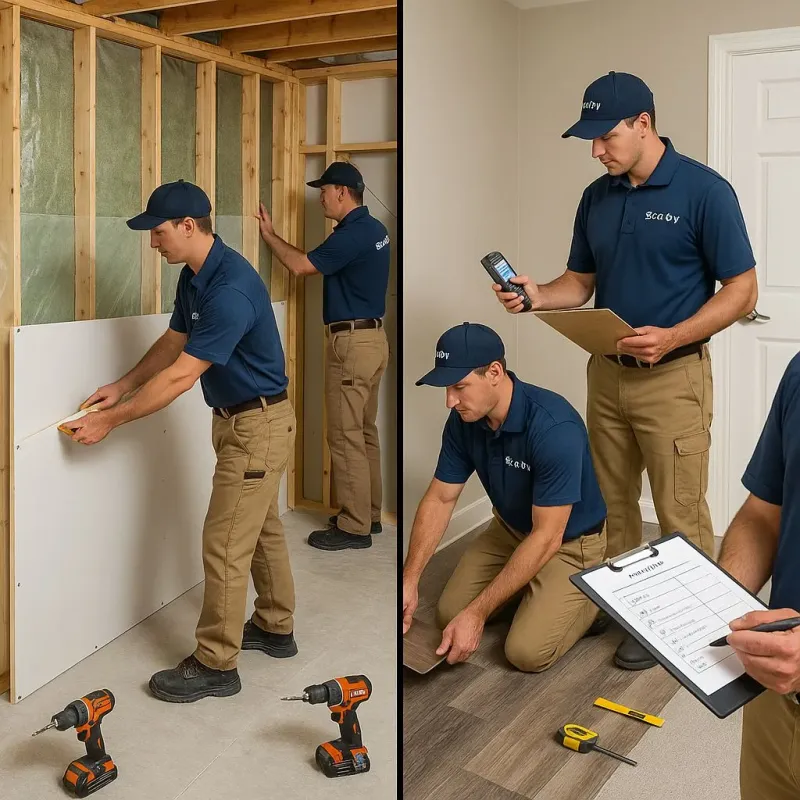 Repairs and Reconstruction process in Wailuku, HI